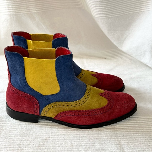 Girotti Men's Brogue Chelsea Ankle Boots - Picture 4 of 15